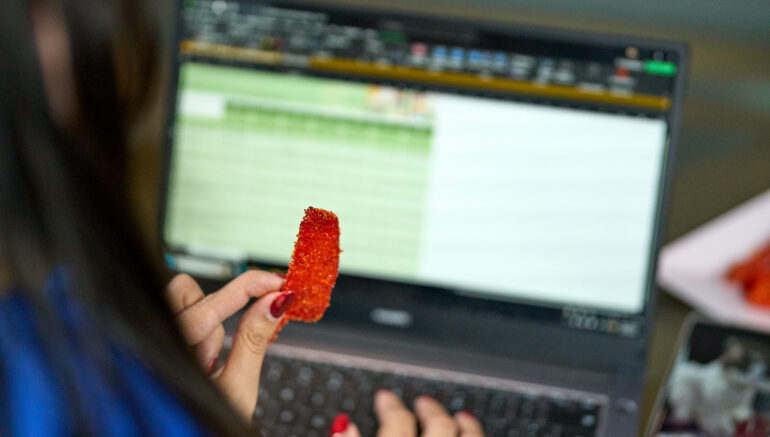 Mango deshidratado-snack de oficina
